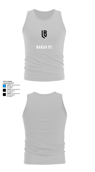 Tank Top, Bakas FC, Men's Soccer, Teamtime, Team time, sublimation, custom sports apparel, team uniforms, spirit wear, spiritwear, sports uniforms, custom shirts, team store, custom team store, fundraiser sports, apparel fundraiser