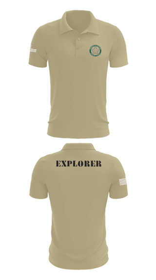 Short Sleeve Performance Polo, BSO Explorers, Police, Teamtime, Team time, sublimation, custom sports apparel, team uniforms, spirit wear, spiritwear, sports uniforms, custom shirts, team store, custom team store, fundraiser sports, apparel fundraiser