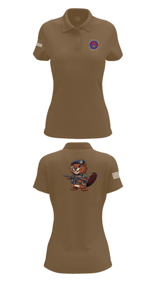 Women's Short Sleeve Performance Polo, 315th SFS, Air Force, Teamtime, Team time, sublimation, custom sports apparel, team uniforms, spirit wear, spiritwear, sports uniforms, custom shirts, team store, custom team store, fundraiser sports, apparel fundraiser