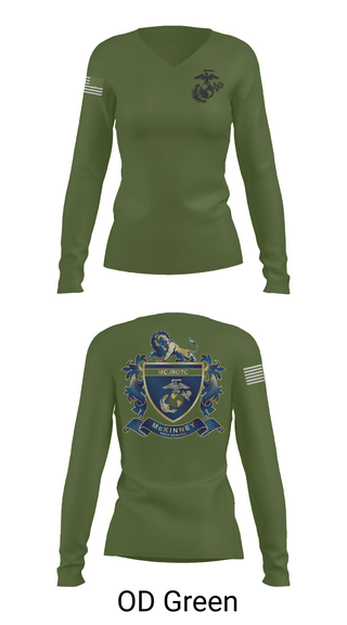Womens Long Sleeve Vneck Shirt 1, MHS MCJROTC, Marines, Teamtime, Team time, sublimation, custom sports apparel, team uniforms, spirit wear, spiritwear, sports uniforms, custom shirts, team store, custom team store, fundraiser sports, apparel fundraiser