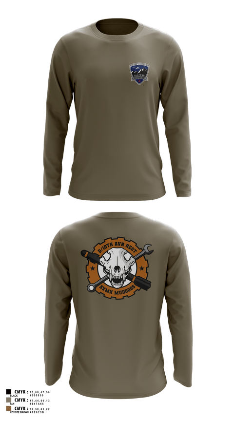 Long Sleeve Performance Shirt, D/10 Slayers, Army, Teamtime, Team time, sublimation, custom sports apparel, team uniforms, spirit wear, spiritwear, sports uniforms, custom shirts, team store, custom team store, fundraiser sports, apparel fundraiser