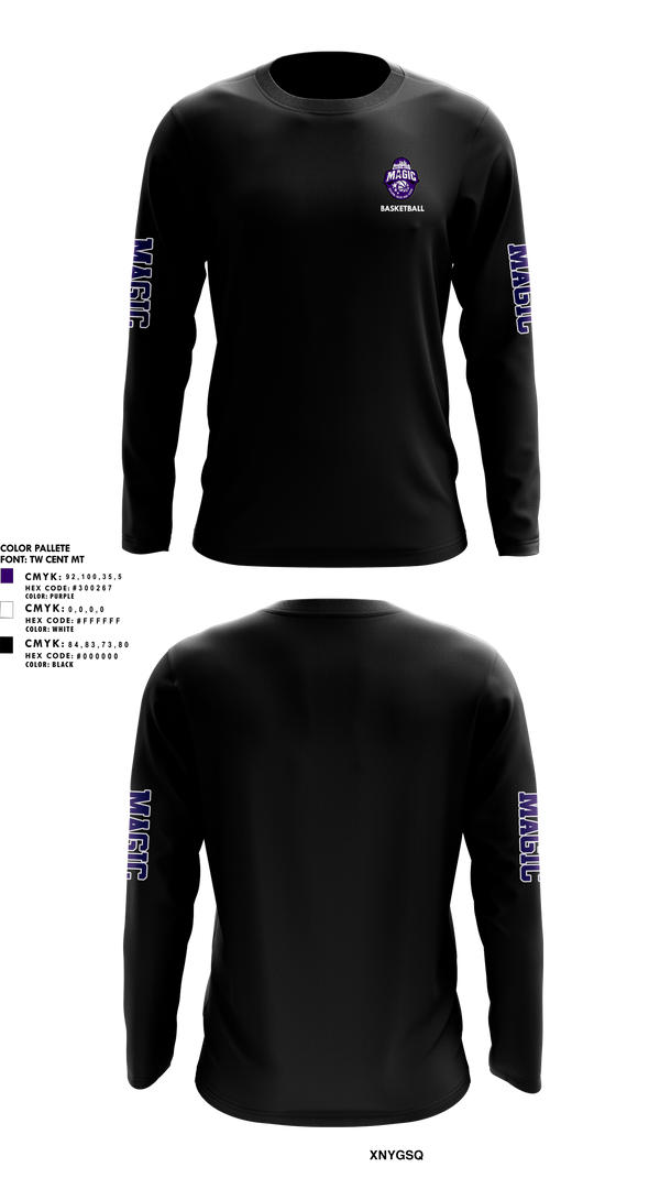 Long Sleeve Performance Shirt, Northwest Magic Basketball, Women's Basketball, Teamtime, Team time, sublimation, custom sports apparel, team uniforms, spirit wear, spiritwear, sports uniforms, custom shirts, team store, custom team store, fundraiser sports, apparel fundraiser