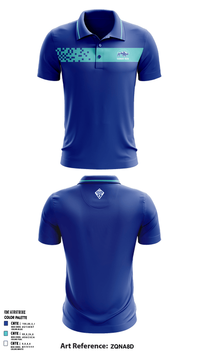 Thunder Vista MS 68035826 Short Sleeve Performance Polo - 1