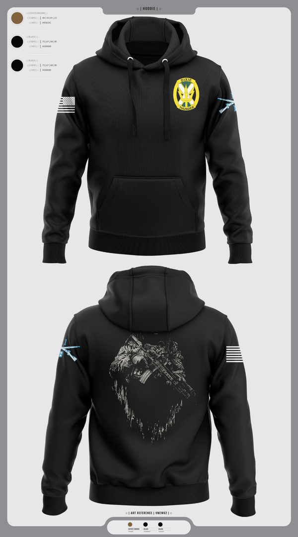 Hoodie, Charlie Company, National Guard, Teamtime, Team time, sublimation, custom sports apparel, team uniforms, spirit wear, spiritwear, sports uniforms, custom shirts, team store, custom team store, fundraiser sports, apparel fundraiser