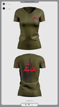 undefined Women's Short Sleeve V-neck Shirt - 8