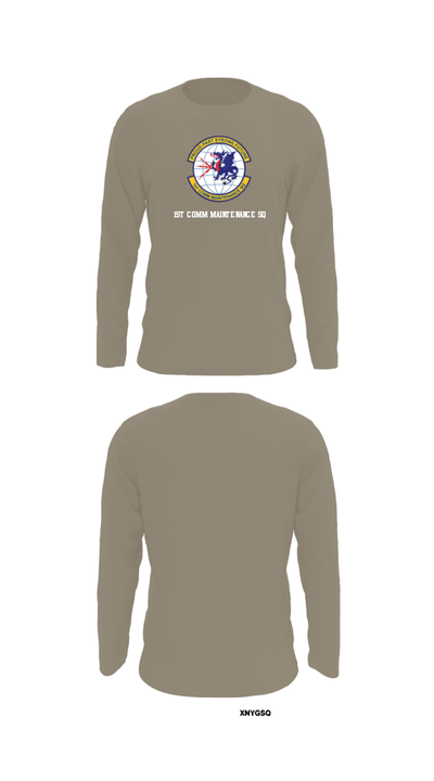 1st Comm Maintenance Sq 14666523 Long Sleeve Performance Shirt - 72