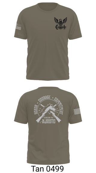 Old School Cotton Feel Shirt, Kennesaw Mountain NJROTC, Navy, Teamtime, Team time, sublimation, custom sports apparel, team uniforms, spirit wear, spiritwear, sports uniforms, custom shirts, team store, custom team store, fundraiser sports, apparel fundraiser