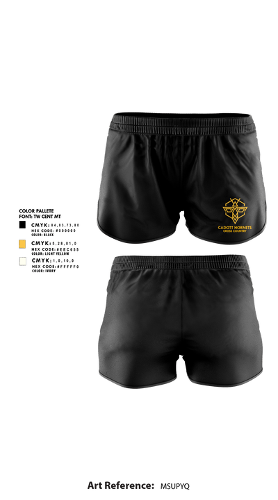 Cadott Hornets 62256179 Women's Shorts - 1