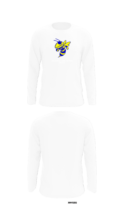 Hillsdale High School Cheer 6218082 Long Sleeve Performance Shirt - 8