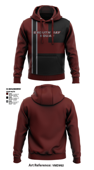 Hoodie, South Bay Squad, Cycling, Teamtime, Team time, sublimation, custom sports apparel, team uniforms, spirit wear, spiritwear, sports uniforms, custom shirts, team store, custom team store, fundraiser sports, apparel fundraiser