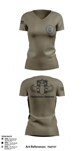 Womens Short Sleeve Vneck Shirt, Raleigh Police Bomb Squad, Police, Teamtime, Team time, sublimation, custom sports apparel, team uniforms, spirit wear, spiritwear, sports uniforms, custom shirts, team store, custom team store, fundraiser sports, apparel fundraiser