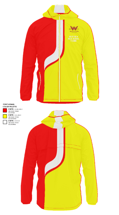 Westview High School Tennis 90920952 Windbreaker - 30