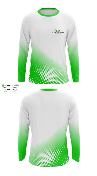 Long Sleeve Performance Shirt, Cleveland Youth Running Club, Cross Country, Teamtime, Team time, sublimation, custom sports apparel, team uniforms, spirit wear, spiritwear, sports uniforms, custom shirts, team store, custom team store, fundraiser sports, apparel fundraiser