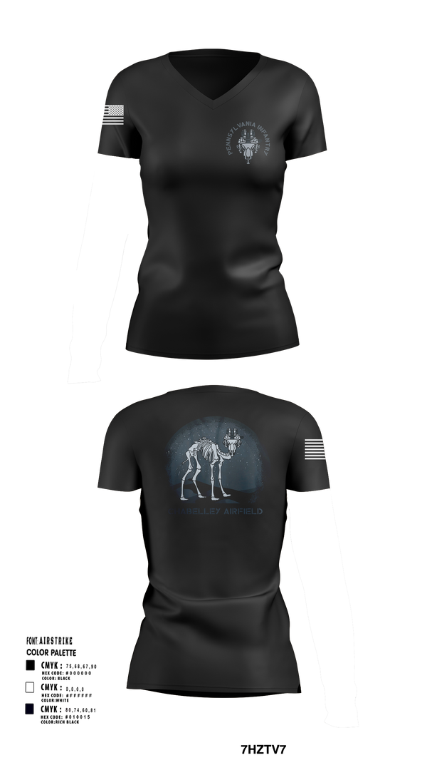 Womens Short Sleeve Vneck Shirt, 1-112 INF Assassins, , Teamtime, Team time, sublimation, custom sports apparel, team uniforms, spirit wear, spiritwear, sports uniforms, custom shirts, team store, custom team store, fundraiser sports, apparel fundraiser