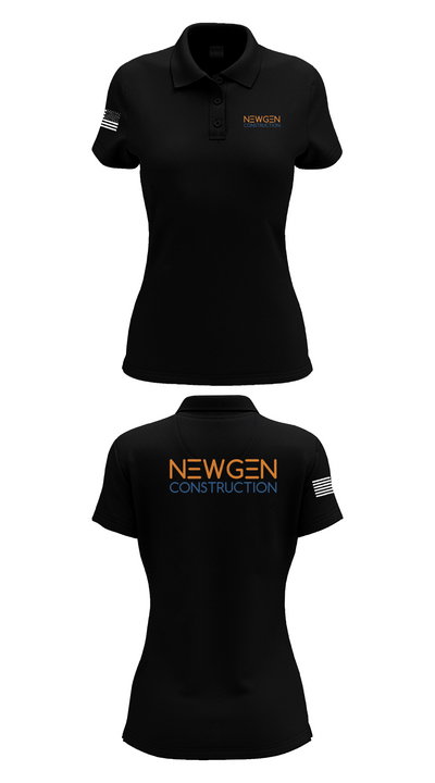 Newgen Constrction 18820013 Women's Short Sleeve Performance Polo  - 16