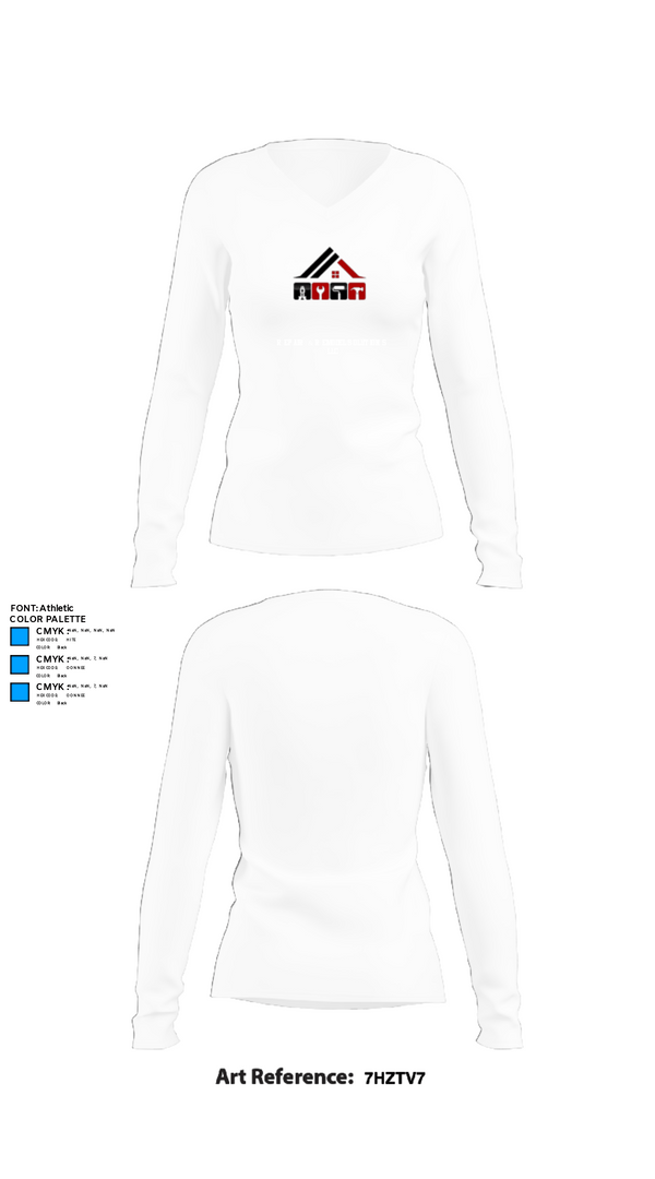 Womens Long Sleeve Vneck Shirt, REPAIR & REMODEL SOLUTIONS LLC, , Teamtime, Team time, sublimation, custom sports apparel, team uniforms, spirit wear, spiritwear, sports uniforms, custom shirts, team store, custom team store, fundraiser sports, apparel fundraiser