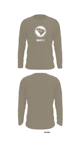 Long Sleeve Performance Shirt, Bravo 3, National Guard, Teamtime, Team time, sublimation, custom sports apparel, team uniforms, spirit wear, spiritwear, sports uniforms, custom shirts, team store, custom team store, fundraiser sports, apparel fundraiser