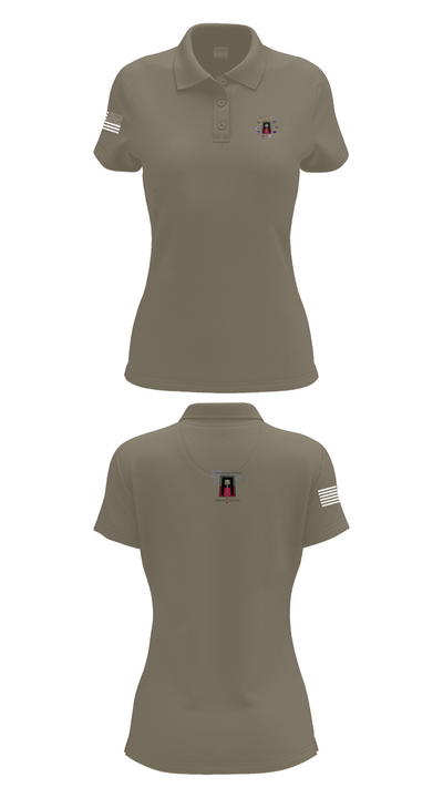 5th Armored Brigade 44800890 Women's Short Sleeve Performance Polo  - 75