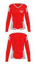 Archer High School Tennis 49257029 Women's Long Sleeve V-neck Shirt - 30