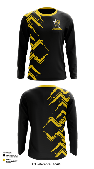 Long Sleeve Performance Shirt, West Virginia State University Football, Football, Teamtime, Team time, sublimation, custom sports apparel, team uniforms, spirit wear, spiritwear, sports uniforms, custom shirts, team store, custom team store, fundraiser sports, apparel fundraiser