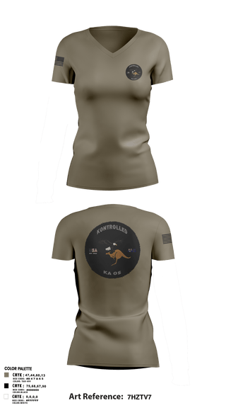 Womens Short Sleeve Vneck Shirt, Kontrolled Kaos, , Teamtime, Team time, sublimation, custom sports apparel, team uniforms, spirit wear, spiritwear, sports uniforms, custom shirts, team store, custom team store, fundraiser sports, apparel fundraiser