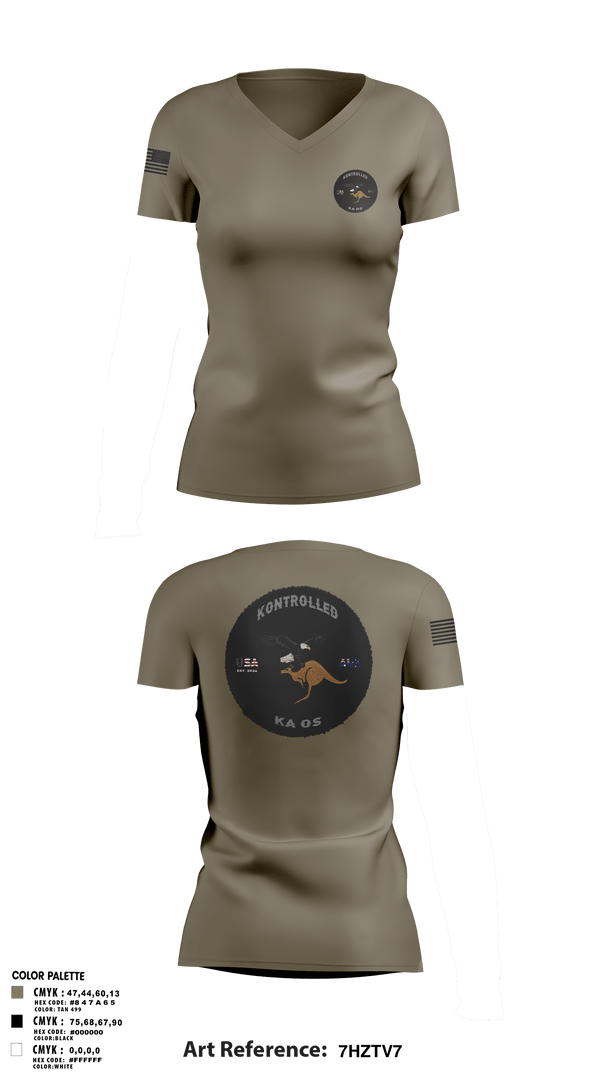 Womens Short Sleeve Vneck Shirt, Kontrolled Kaos, , Teamtime, Team time, sublimation, custom sports apparel, team uniforms, spirit wear, spiritwear, sports uniforms, custom shirts, team store, custom team store, fundraiser sports, apparel fundraiser