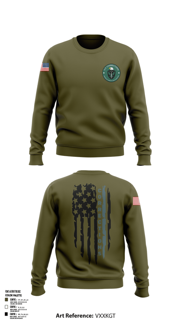Crew Neck Sweatshirt, Warrant & Extradition, Police, Teamtime, Team time, sublimation, custom sports apparel, team uniforms, spirit wear, spiritwear, sports uniforms, custom shirts, team store, custom team store, fundraiser sports, apparel fundraiser