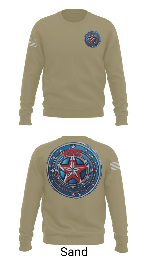 Crew Neck Sweatshirt, Defenders of the Coast, Army, Teamtime, Team time, sublimation, custom sports apparel, team uniforms, spirit wear, spiritwear, sports uniforms, custom shirts, team store, custom team store, fundraiser sports, apparel fundraiser