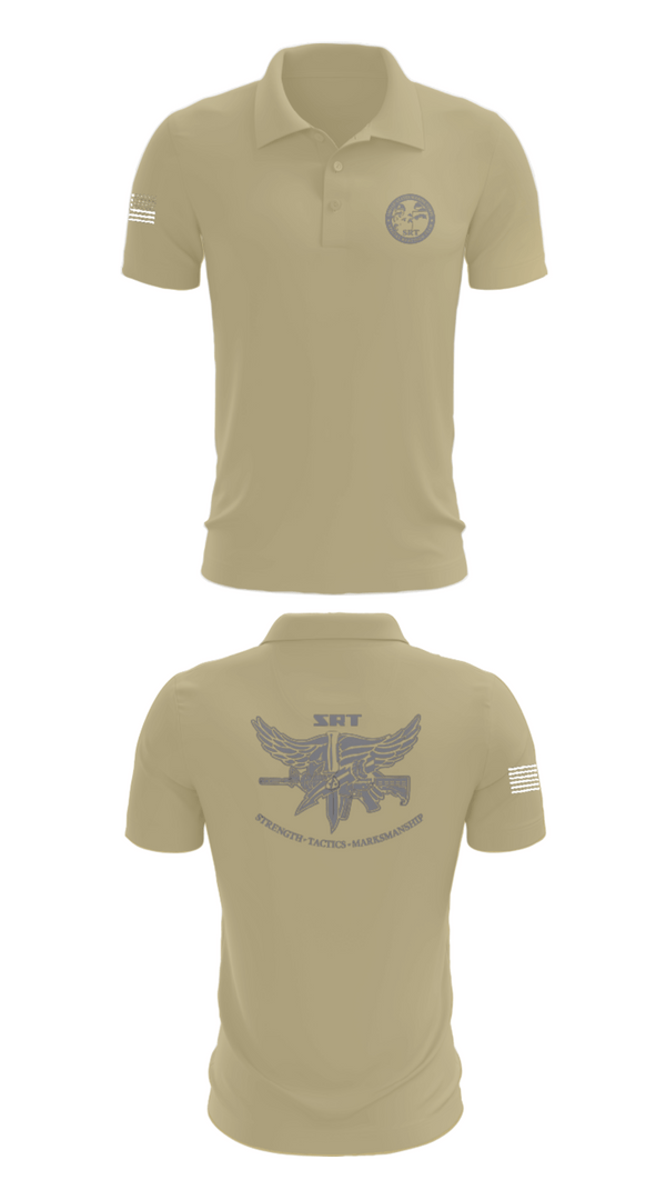 Short Sleeve Performance Polo, Special Reaction Team, Marines, Teamtime, Team time, sublimation, custom sports apparel, team uniforms, spirit wear, spiritwear, sports uniforms, custom shirts, team store, custom team store, fundraiser sports, apparel fundraiser