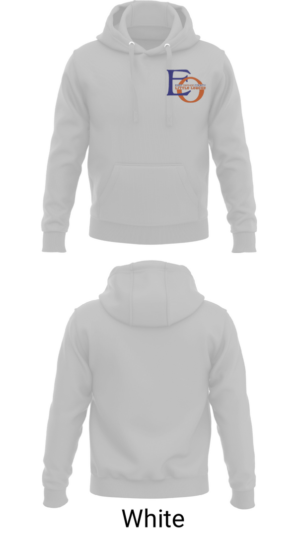 Hoodie, East Orange County Little League, Baseball, Teamtime, Team time, sublimation, custom sports apparel, team uniforms, spirit wear, spiritwear, sports uniforms, custom shirts, team store, custom team store, fundraiser sports, apparel fundraiser