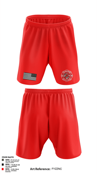 Athletic Shorts With Pockets, Chester fire explorers, Fire Department, Teamtime, Team time, sublimation, custom sports apparel, team uniforms, spirit wear, spiritwear, sports uniforms, custom shirts, team store, custom team store, fundraiser sports, apparel fundraiser
