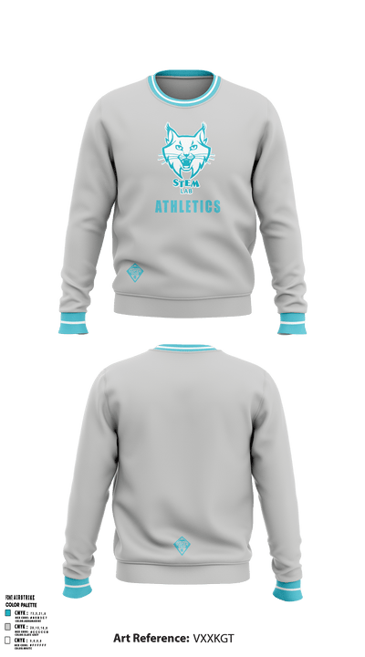 Stem Lab K-8 School 6554964 Crew Neck Sweatshirt - 2