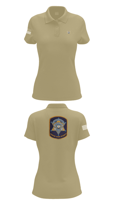 Criminal Investigation 3938601 Women's Short Sleeve Performance Polo  - 90