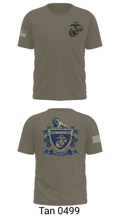 MHS MCJROTC 59562890 Old School Cotton Feel Shirt - 70