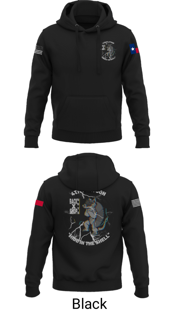 Hoodie, 90th ASB B co 4Th Platoon, Army, Teamtime, Team time, sublimation, custom sports apparel, team uniforms, spirit wear, spiritwear, sports uniforms, custom shirts, team store, custom team store, fundraiser sports, apparel fundraiser