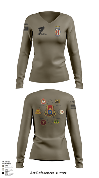 Womens Long Sleeve Vneck Shirt, SPO Nation, Army, Teamtime, Team time, sublimation, custom sports apparel, team uniforms, spirit wear, spiritwear, sports uniforms, custom shirts, team store, custom team store, fundraiser sports, apparel fundraiser
