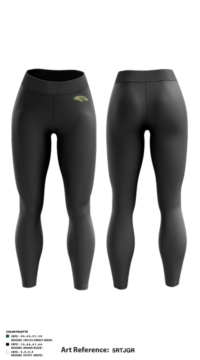 Cypress Falls High School Track 61867059 Womens Leggings - 2
