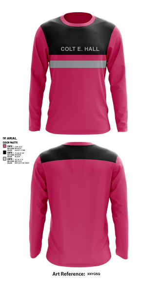 Long Sleeve Performance Shirt, COLT E. HALL, , Teamtime, Team time, sublimation, custom sports apparel, team uniforms, spirit wear, spiritwear, sports uniforms, custom shirts, team store, custom team store, fundraiser sports, apparel fundraiser