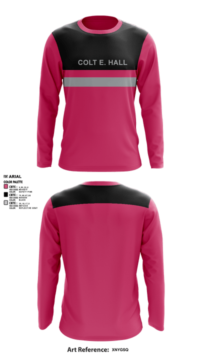 COLT E. HALL 32118795 Long Sleeve Performance Shirt - 1