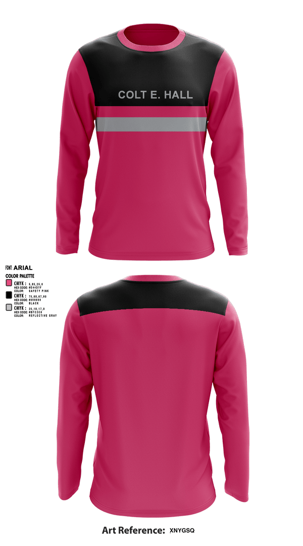 Long Sleeve Performance Shirt, COLT E. HALL, , Teamtime, Team time, sublimation, custom sports apparel, team uniforms, spirit wear, spiritwear, sports uniforms, custom shirts, team store, custom team store, fundraiser sports, apparel fundraiser
