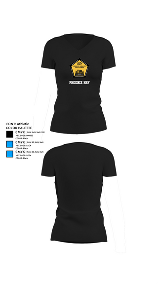 Womens Short Sleeve Vneck Shirt, Phoenix H2F, Army, Teamtime, Team time, sublimation, custom sports apparel, team uniforms, spirit wear, spiritwear, sports uniforms, custom shirts, team store, custom team store, fundraiser sports, apparel fundraiser