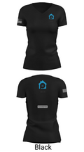 Investy 11461378 Women's Short Sleeve V-neck Shirt - 38