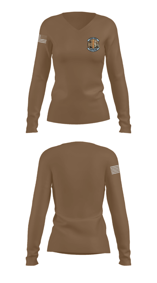 Women's Long Sleeve Vneck Shirt, A Co.2-10 AHB, , Teamtime, Team time, sublimation, custom sports apparel, team uniforms, spirit wear, spiritwear, sports uniforms, custom shirts, team store, custom team store, fundraiser sports, apparel fundraiser