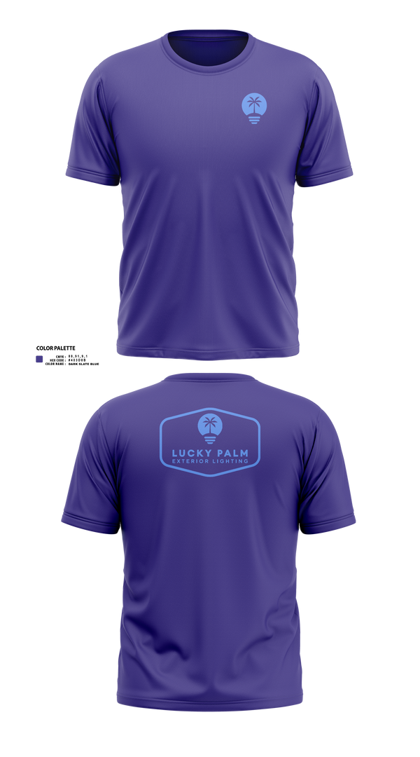 Short Sleeve Performance Shirt, Lucky Palm Lighting, , Teamtime, Team time, sublimation, custom sports apparel, team uniforms, spirit wear, spiritwear, sports uniforms, custom shirts, team store, custom team store, fundraiser sports, apparel fundraiser