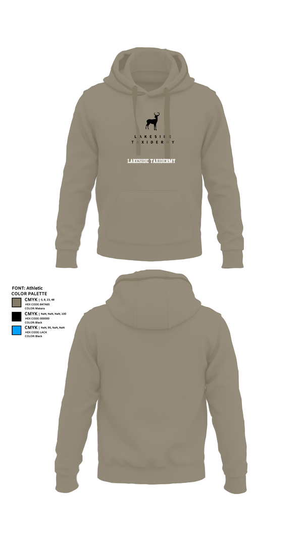 Hoodie, Lakeside Taxidermy, , Teamtime, Team time, sublimation, custom sports apparel, team uniforms, spirit wear, spiritwear, sports uniforms, custom shirts, team store, custom team store, fundraiser sports, apparel fundraiser