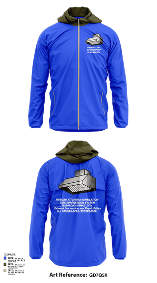 Windbreaker, Triboro kitchen & ventilation, , Teamtime, Team time, sublimation, custom sports apparel, team uniforms, spirit wear, spiritwear, sports uniforms, custom shirts, team store, custom team store, fundraiser sports, apparel fundraiser