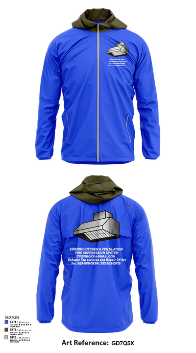 Triboro kitchen & ventilation 34118337 Windbreaker - 131
