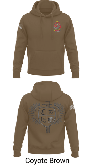 Hoodie, 1/6 Charlie company, , Teamtime, Team time, sublimation, custom sports apparel, team uniforms, spirit wear, spiritwear, sports uniforms, custom shirts, team store, custom team store, fundraiser sports, apparel fundraiser