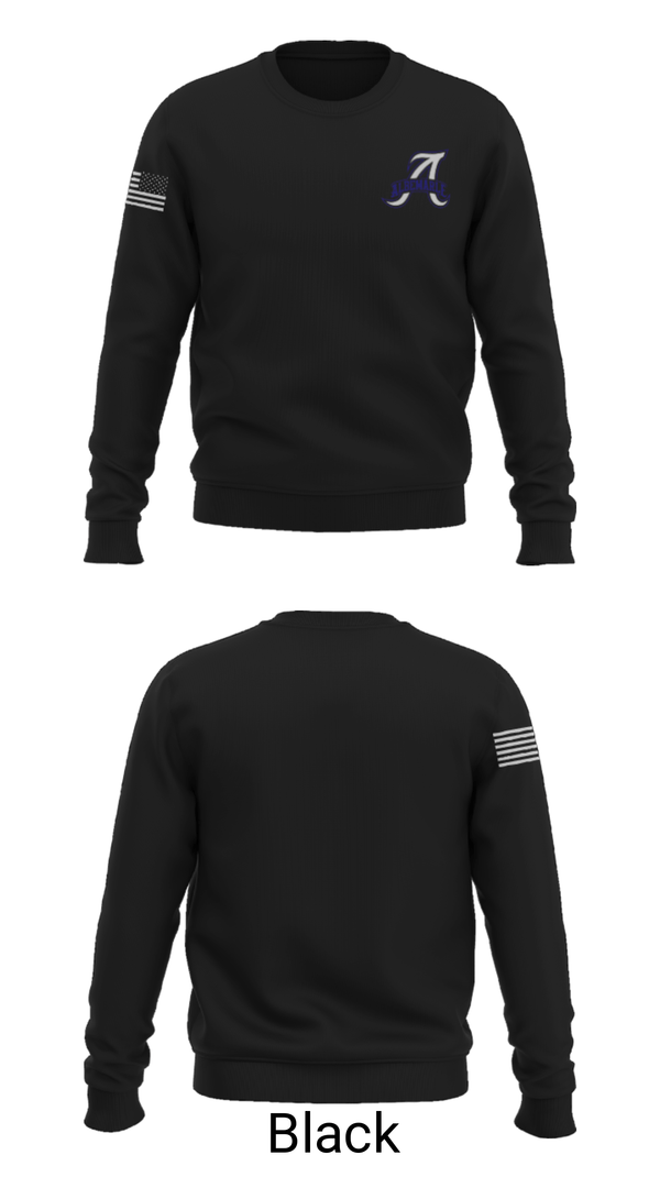 Crew Neck Sweatshirt, Albemarle Youth Football, Football, Teamtime, Team time, sublimation, custom sports apparel, team uniforms, spirit wear, spiritwear, sports uniforms, custom shirts, team store, custom team store, fundraiser sports, apparel fundraiser