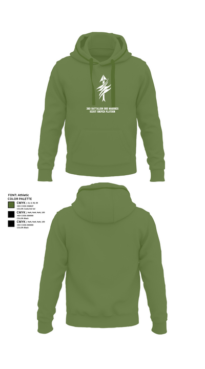 3rd Battalion 2nd Marines Scout Sniper Platoon 1879947 Hoodie - 51